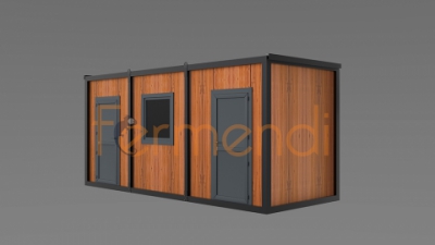 MC05 HOLZ WOHNCONTAINER