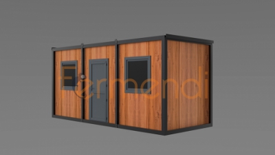 MC02 HOLZ WOHNCONTAINER