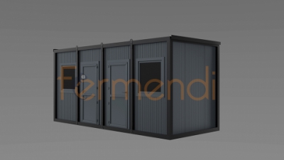MC03 ANTHRAZIT WOHNCONTAINER