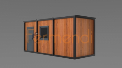 MC06 HOLZ WOHNCONTAINER
