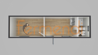 LC10 ANTHRAZIT WOHNCONTAINER