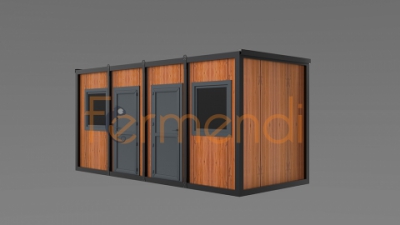 MC03 HOLZ WOHNCONTAINER