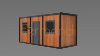 MC09 HOLZ WOHNCONTAINER