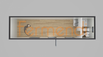 LC06 HOLZ WOHNCONTAINER