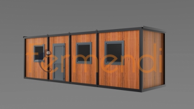 LC01 HOLZ WOHNCONTAINER