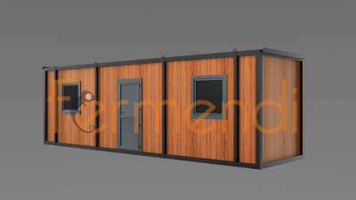 LC08 HOLZ WOHNCONTAINER